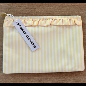 Stoney Clover Sunflower Ruffle Flat Zip Pouch